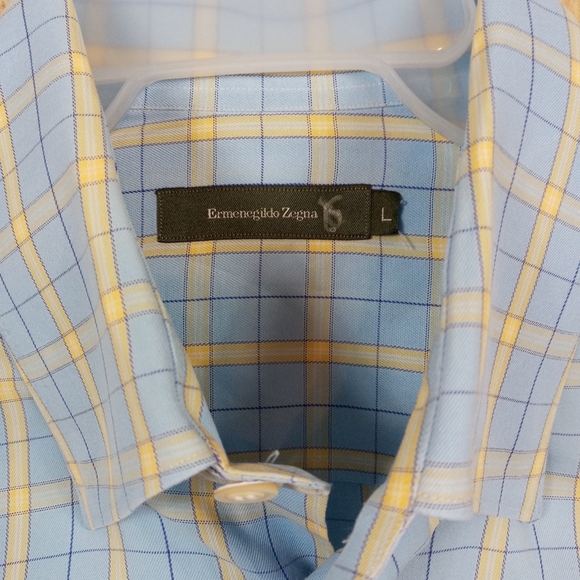 Ermenegildo Zegna long sleeve shirt Sz L - Picture 3 of 5
